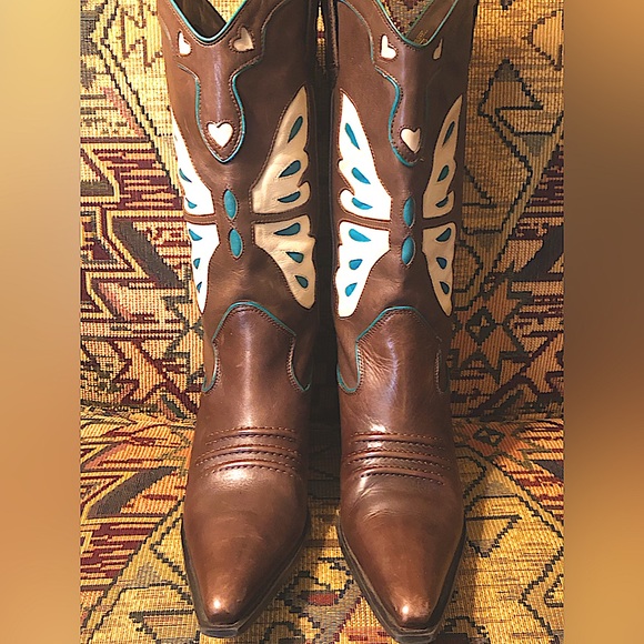 Nine West Leather Western Boots. Woman’s Size  9 - Picture 2 of 15